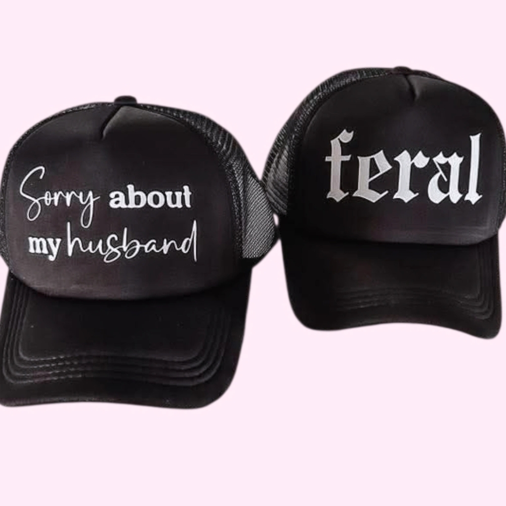 Black Trucker Hat